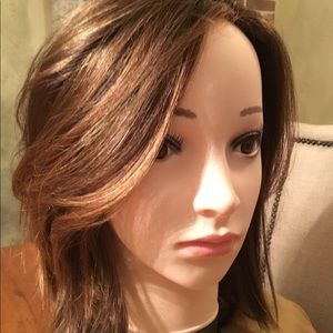 Raquel Welch lace front mono part bob wig